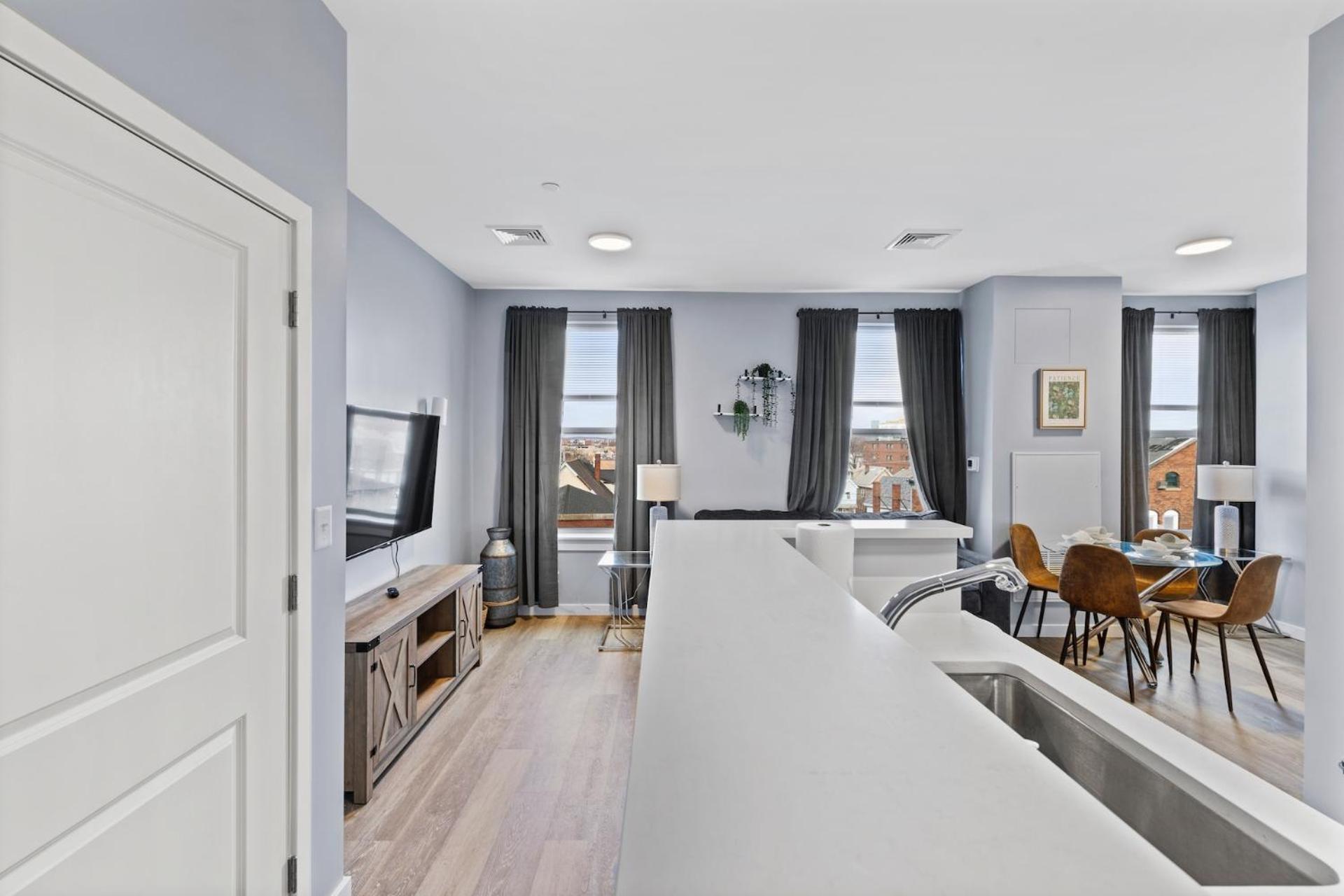 Furnished Apartments Near Encore Everett Ruang foto