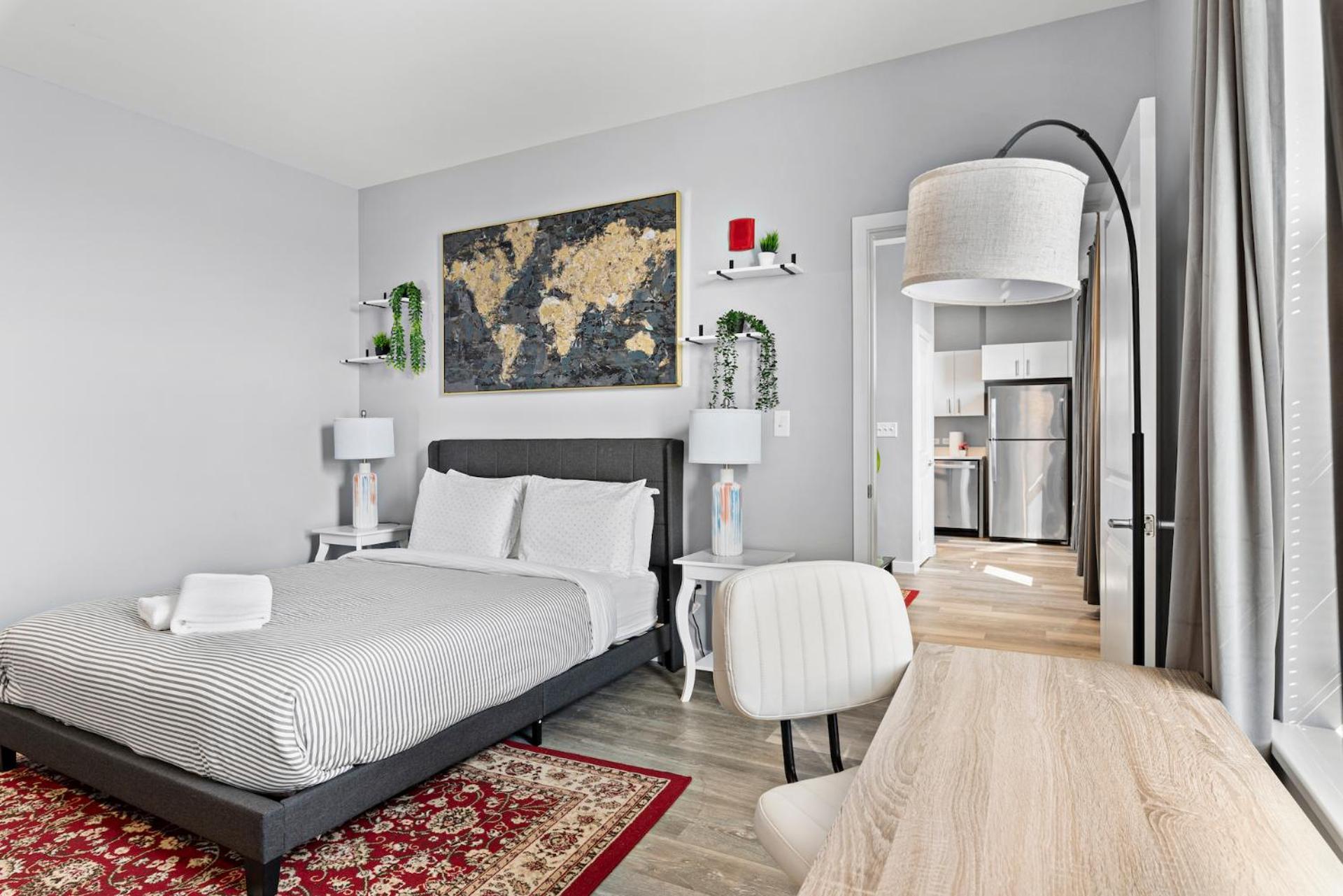 Furnished Apartments Near Encore Everett Ruang foto